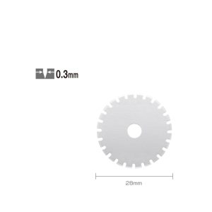 تیغ استیل گرد پرفراژ 28mm اُلفا مدل PRB28-2