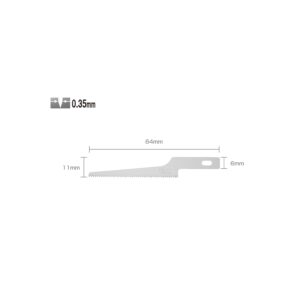 تیغ اره ای سر باریک اُلفا مدل KB4-NS/3