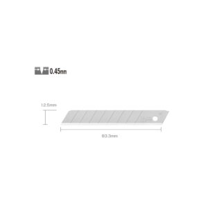 تیغ استیل متوسط 12.5mmنه تکه اُلفا مدل MTB-10B